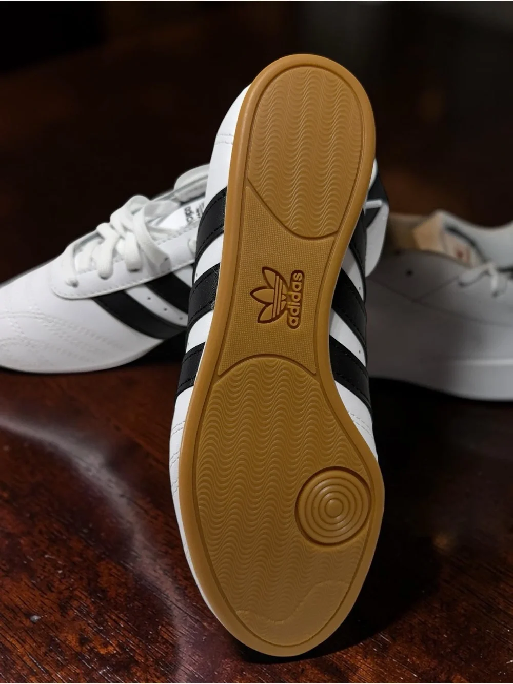 Adidas Originals Taekwondo White Black Sneakers Y2K Tenniscore Retro